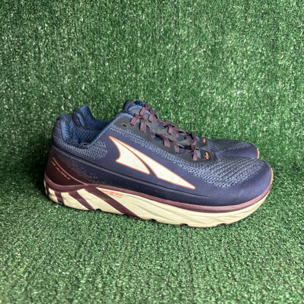 Altra Torin 4 Plush Zero‎ Drop Quantic Road Running Shoes Blue Womens Size 8.5
